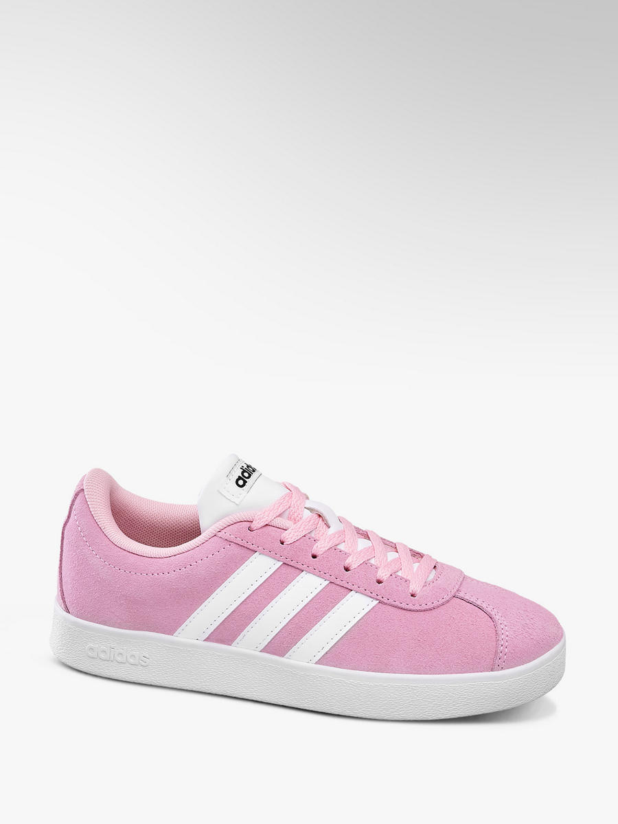 Sneaker VL Court 2.0 K Suede von adidas in pink - DEICHMANN Sneaker VL Court 2.0 K Suede von adidas in pink - DEICHMANN